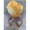 Image 2 : GENUINE NATURAL CITRINE (BRAZIL) ROUGH POINT ON STAND RETAIL $389