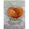 Image 1 : GENUINE NATURAL CARNELIAN HEART RETAIL $900