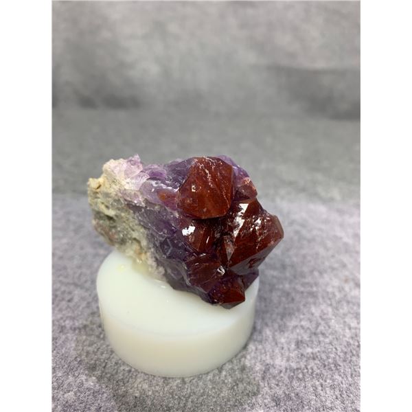 GENUINE NATURAL RED TIP AMETHYST SPECIMEN RETAIL $649