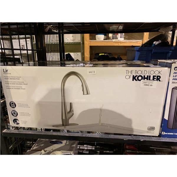 KOHLER LIR PULL DOWN KITCHEN FAUCET WITH STAINLESS STEEL FINISH