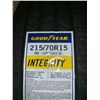 Image 2 : *NEW* SET OF 4 GOODYEAR INTEGRITY 215/70R15 TIRES **$6.50/TIRE ECO-LEVY WILL BE CHARGED**