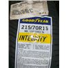 Image 2 : *NEW* SET OF 4 GOODYEAR INTEGRITY 215/70R15 TIRES **$6.50/TIRE ECO-LEVY WILL BE CHARGED**