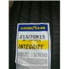 Image 2 : *NEW* SET OF 4 GOODYEAR INTEGRITY 215/70R15 TIRES **$6.50/TIRE ECO-LEVY WILL BE CHARGED**