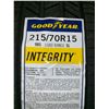 Image 2 : *NEW* SET OF 4 GOODYEAR INTEGRITY 215/70R15 TIRES **$6.50/TIRE ECO-LEVY WILL BE CHARGED**