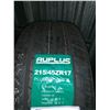 Image 2 : *NEW* SET OF 4 AUPLUS PLUSPOP 215/45ZR17 91W XL TIRES **$6.50/TIRE ECO-LEVY WILL BE CHARGED**