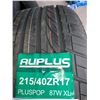 Image 2 : *NEW* SET OF 4 AUPLUS PLUSPOP 215/40ZR17 87W XL TIRES **$6.50/TIRE ECO-LEVY WILL BE CHARGED**