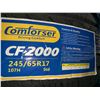 Image 2 : *NEW* SET OF 4 COMFORSER CF 2000 245/65R17 107H TIRES **$6.50/TIRE ECO-LEVY WILL BE CHARGED**