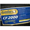 Image 2 : *NEW* SET OF 4 COMFORSER CF 2000 245/65R17 107H TIRES **$6.50/TIRE ECO-LEVY WILL BE CHARGED**