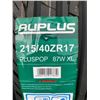 Image 2 : *NEW* SET OF 4 AUPLUS PLUSPOP 215/40ZR17 87W XL TIRES **$6.50/TIRE ECO-LEVY WILL BE CHARGED**