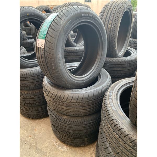 *NEW* SET OF 4 AUPLUS PLUSPOP 225/55ZR16 95W TIRES **$6.50/TIRE ECO-LEVY WILL BE CHARGED**