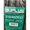 Image 2 : *NEW* SET OF 4 AUPLUS PLUSPOP 215/40ZR17 87W XL TIRES **$6.50/TIRE ECO-LEVY WILL BE CHARGED**