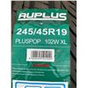 Image 2 : *NEW* SET OF 4 AUPLUS PLUSPOP 245/45R19 102W XL TIRES **$6.50/TIRE ECO-LEVY WILL BE CHARGED**