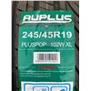 Image 2 : *NEW* SET OF 4 AUPLUS PLUSPOP 245/45R19 102W XL TIRES **$6.50/TIRE ECO-LEVY WILL BE CHARGED**