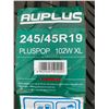 Image 2 : *NEW* SET OF 4 AUPLUS PLUSPOP 245/45R19 102W XL TIRES **$6.50/TIRE ECO-LEVY WILL BE CHARGED**