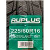 Image 2 : *NEW* SET OF 4 AUPLUS WINTERLAND 225/60R16 98T TIRES **$6.50/TIRE ECO-LEVY WILL BE CHARGED**