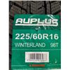 Image 2 : *NEW* SET OF 4 AUPLUS WINTERLAND 225/60R16 98T TIRES **$6.50/TIRE ECO-LEVY WILL BE CHARGED**