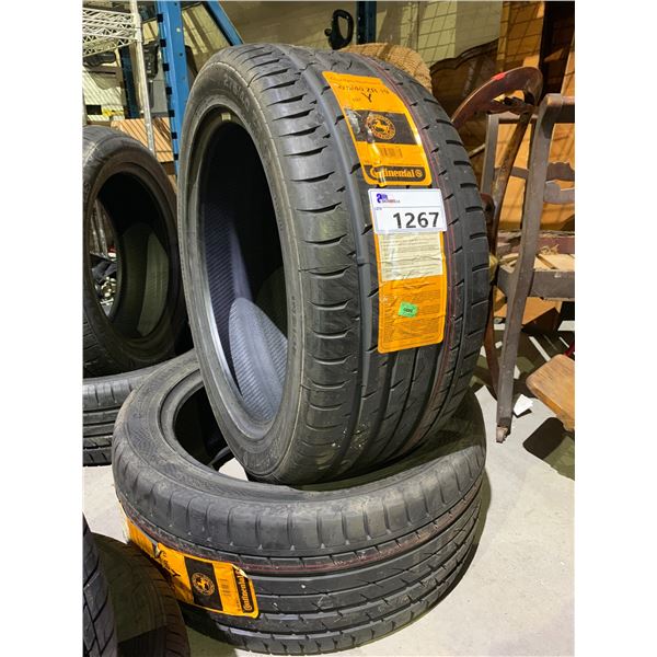 *NEW* SET OF 2 CONTINENTAL CONTISPORTCONTACT 3 275/40ZR19 101Y TIRES **$6.50/TIRE ECO-LEVY WILL BE