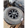 Image 2 : SET OF 3 GOODYEAR WRANGLER A/T-S P265/70R17 TIRES MOUNTED ON BLACK IRON 6 BOLT RIMS