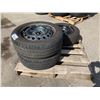 Image 1 : SET OF 2 WINDA WP16 205/55R16 TIRES MOUNTED ON 5 BOLT METAL RIMS & GOODYEAR EAGLE RS-A P205/55R16