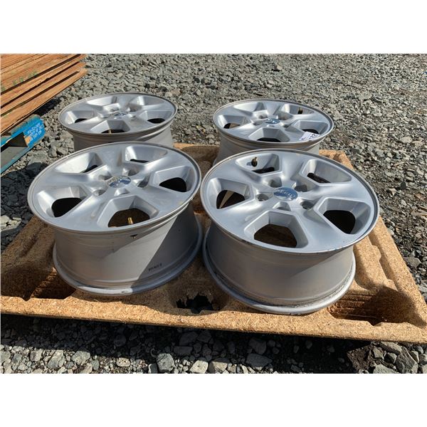 SET OF 4 JEEP 17" METAL RIMS