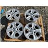 Image 2 : SET OF 4 JEEP 17" METAL RIMS