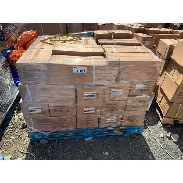 PALLET OF ASSORTED ANTCH INDUSTRIES DISC BRAKE PADS (10 UNITS PER BOX, APPROX 40 BOXES)