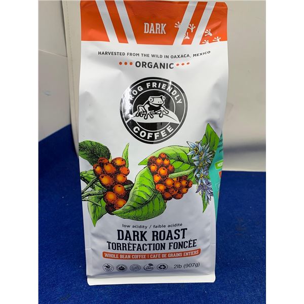 Frog Friendly Low Acidity Dark Roast Whole Bean Coffee (907g)
