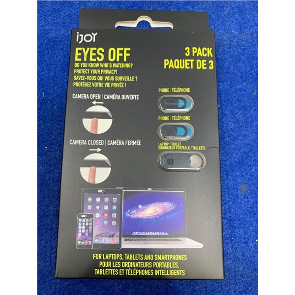 iJoy Eyes Off 3pack Webcamera Covers