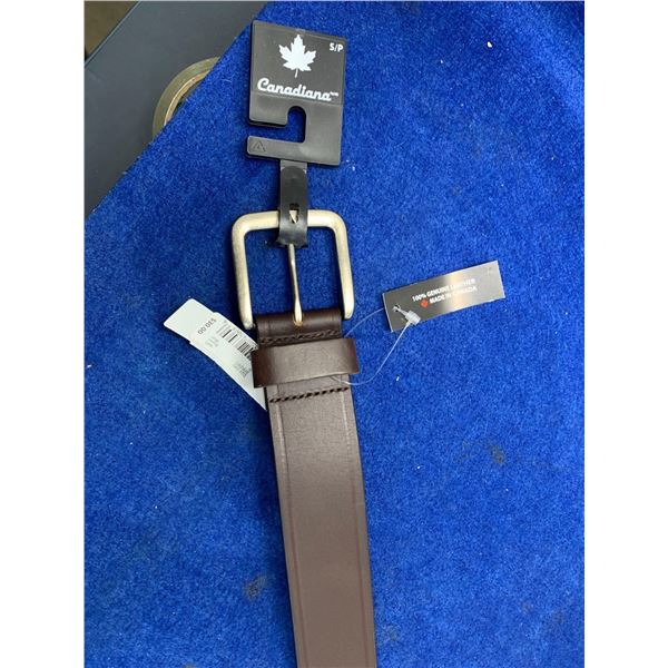 Canadiana Belt- Size Small, Brown