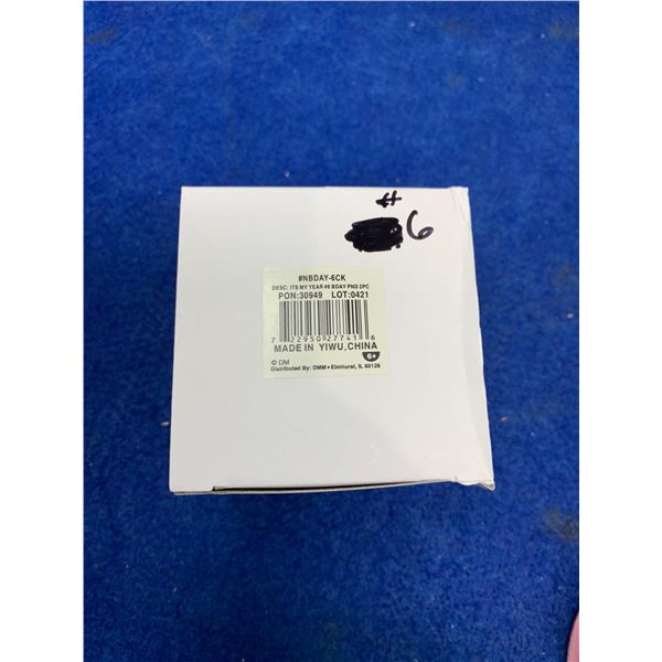 6th Birthday Necklace and Cake Shaped Jewelry Box