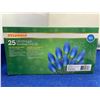 Image 2 : Sylvania 25 LED C9 Lights-Blue