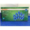 Image 1 : Sylvania 25 LED C9 Lights-Blue