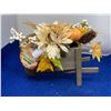 Image 1 : Holiday Living Harvest Wheelbarrow (11.5in)