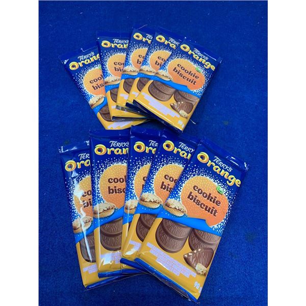 Terry's Orange Cookie Biscuit Candy Bars (10 x 90g)