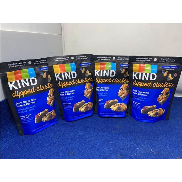 Kind Dipped Clusters-Dark Chocolate Nuts & Berries (113g x 4)