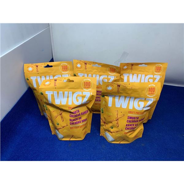 Twigz Craft Pretzels-Smooth Cheddar Ranch (5 x 130g)