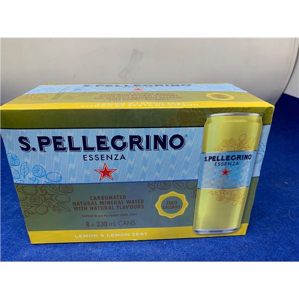 S.Pellegrino Lemon & Lemon Zest (8 x 330ml)