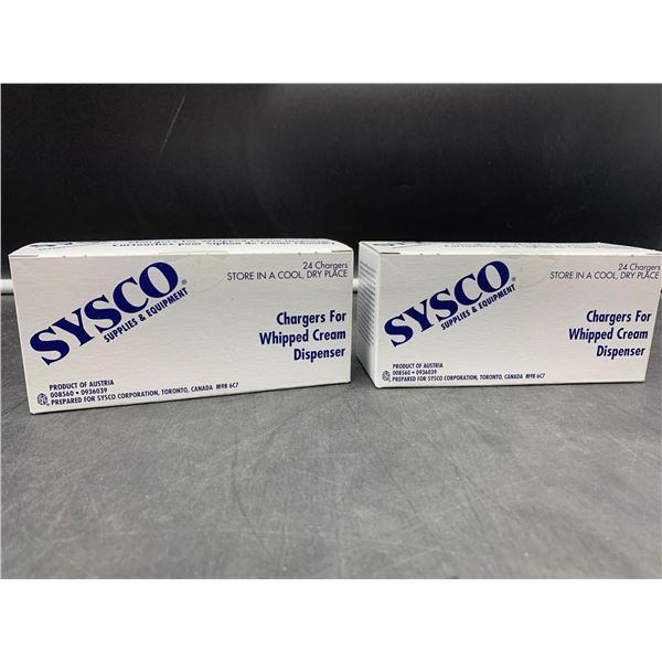 Sysco Chargers for Whipped Cream Dispenser (2 x 24)