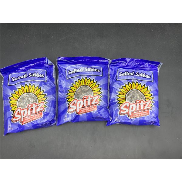 Spitz Salted Sunflower Seeds (3 x 210g)