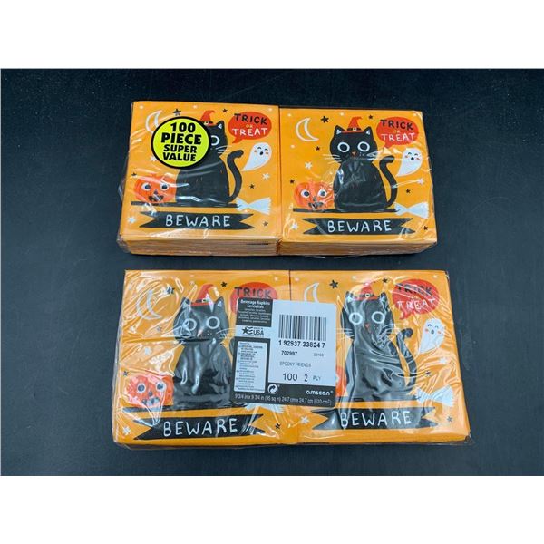 Spooky Friends Beverage Napkins (4 x 100ct)