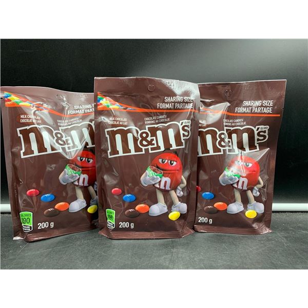 Milk Chocolate M&M Candy (3 x 200g)