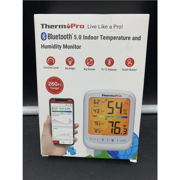 ThermoPro Bluetooth 5.0 Indoor temperature and Humidity Monitor
