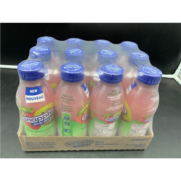 Snapple Zero Sugar Kiwi Strawberry Iced Tea (12 x 473ml)