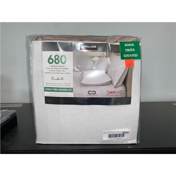 Kirkland 680 Thread Count 6 Pc Queen Size Sheet Set