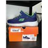 Image 1 : Sketchers Kids Navy / Lime Size 4 Runners