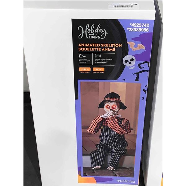Holiday Living Animated Skeleton 9.84"x13.78"x33.86"