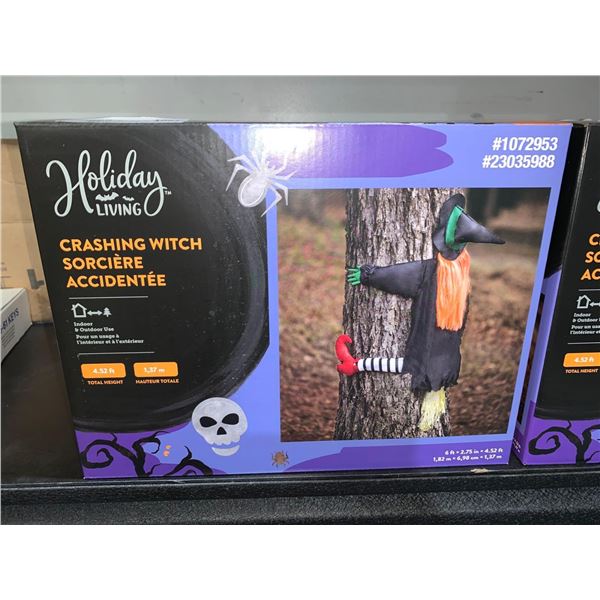 Holiday Living Crashing Witch 6'x2.75"