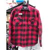 Image 1 : Aggressor Red / Black Check  Size LG Quilt Lined DoeSkin Work Shirt