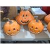 Image 1 : Holiday Living 3 PC Light Up Pumpkins