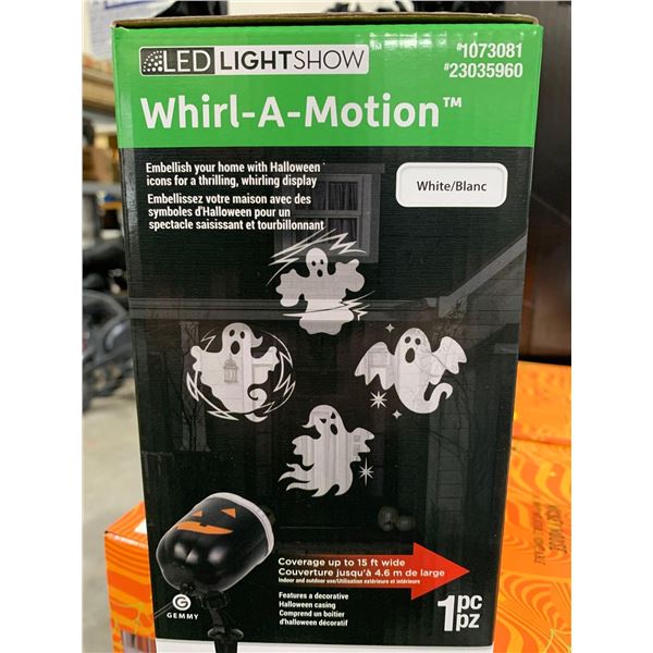 LED Light Show Whirl-A-Motion Projector